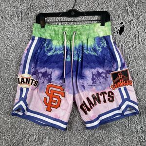 San Francisco Giants Sweat Shorts Men’s Medium Pro Standard Tie Dye Embroidered